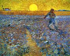 The sower sower with setting sun 1888